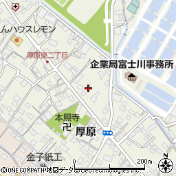 静岡県富士市厚原492-16周辺の地図