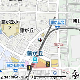愛知県名古屋市名東区藤が丘153周辺の地図