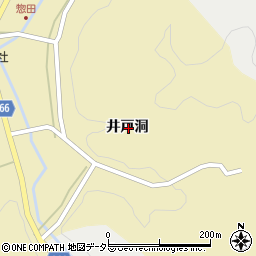 愛知県豊田市惣田町井戸洞周辺の地図