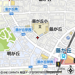 愛知県名古屋市名東区藤が丘110周辺の地図