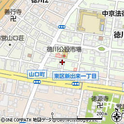 愛知県名古屋市東区徳川町411周辺の地図