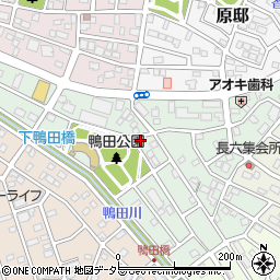 愛知県長久手市鴨田410周辺の地図