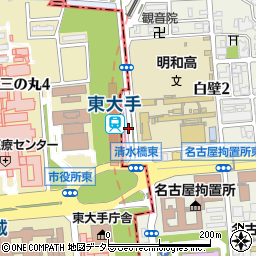 愛知県名古屋市東区三の丸4丁目3周辺の地図