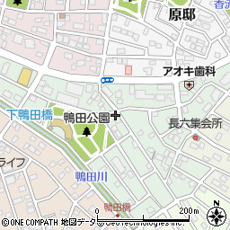 愛知県長久手市鴨田401周辺の地図
