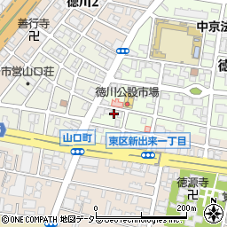 愛知県名古屋市東区徳川町407周辺の地図