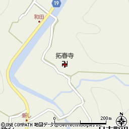 京都府南丹市日吉町田原平周辺の地図