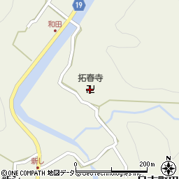 京都府南丹市日吉町田原（平）周辺の地図