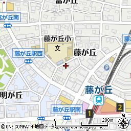 愛知県名古屋市名東区藤が丘122周辺の地図