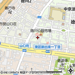 愛知県名古屋市東区徳川町408周辺の地図