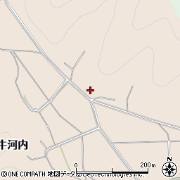 兵庫県丹波市春日町牛河内184周辺の地図