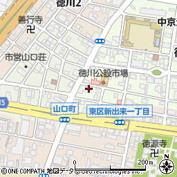 愛知県名古屋市東区徳川町405周辺の地図