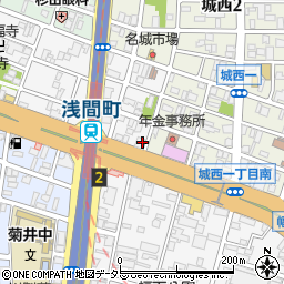 株式会社篠田商会　名古屋支店周辺の地図