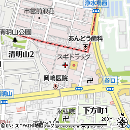 〒464-0081 愛知県名古屋市千種区谷口町の地図