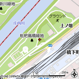 愛知県名古屋市中村区日比津町周辺の地図