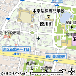 愛知県名古屋市東区徳川町1102周辺の地図