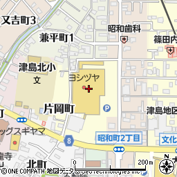 セリアヨシヅヤ津島北テラス店周辺の地図