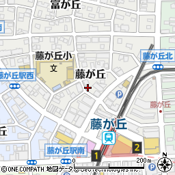 愛知県名古屋市名東区藤が丘125周辺の地図