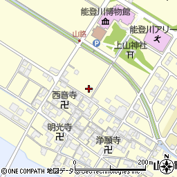 滋賀県東近江市山路町周辺の地図