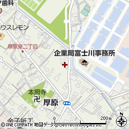 静岡県富士市厚原492周辺の地図