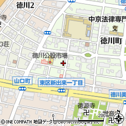 愛知県名古屋市東区徳川町518周辺の地図