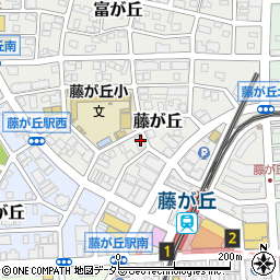 愛知県名古屋市名東区藤が丘123周辺の地図