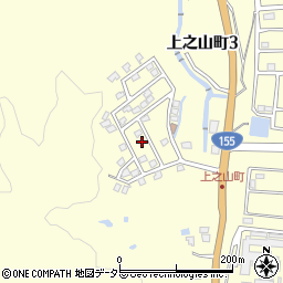 愛知県瀬戸市上之山町3丁目160周辺の地図