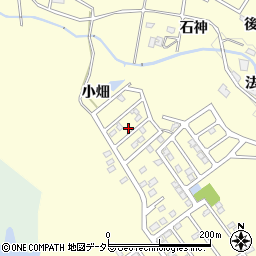 愛知県豊田市深見町小畑周辺の地図