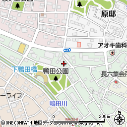 愛知県長久手市鴨田308周辺の地図