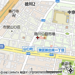 愛知県名古屋市東区徳川町501周辺の地図
