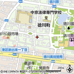 愛知県名古屋市東区徳川町1103周辺の地図