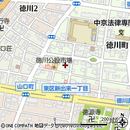 愛知県名古屋市東区徳川町517周辺の地図