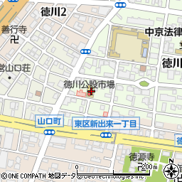 オクムラクリーニング徳川店周辺の地図