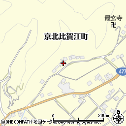 京都府京都市右京区京北比賀江町中西周辺の地図