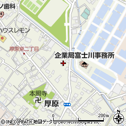 静岡県富士市厚原492-1周辺の地図
