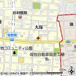 東海マツダ甚目寺店周辺の地図