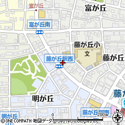 愛知県名古屋市名東区藤が丘102周辺の地図