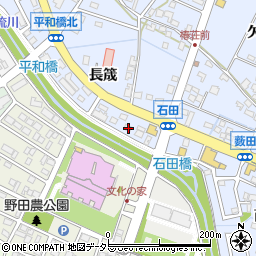 愛知県長久手市岩作長筬215周辺の地図