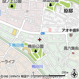 愛知県長久手市鴨田306周辺の地図