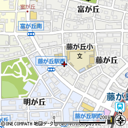 愛知県名古屋市名東区藤が丘105周辺の地図