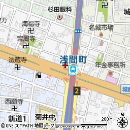 ルアン株式会社　名古屋営業所周辺の地図