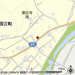 京都府京都市右京区京北比賀江町勝山周辺の地図