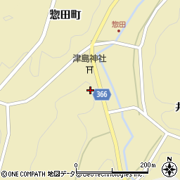 愛知県豊田市惣田町小森田周辺の地図