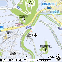 愛知県長久手市岩作壁ノ本24周辺の地図