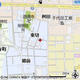 愛知県津島市大木町東切26周辺の地図