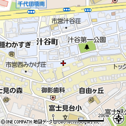 愛知県名古屋市千種区汁谷町91周辺の地図
