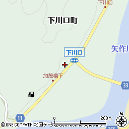 下川口公民館周辺の地図