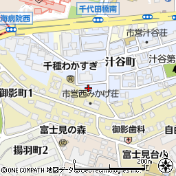 愛知県名古屋市千種区汁谷町32周辺の地図