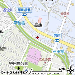 愛知県長久手市岩作長筬219周辺の地図