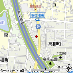愛知県名古屋市名東区高柳町212周辺の地図