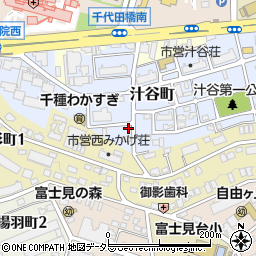 愛知県名古屋市千種区汁谷町34周辺の地図